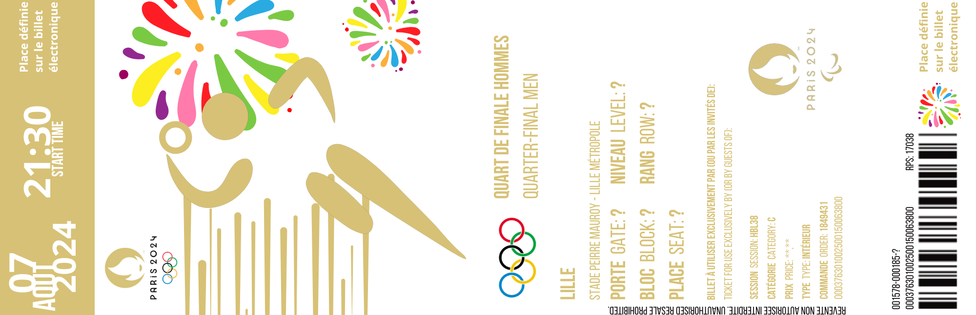 Projet Personnel – Ticket JO 2024