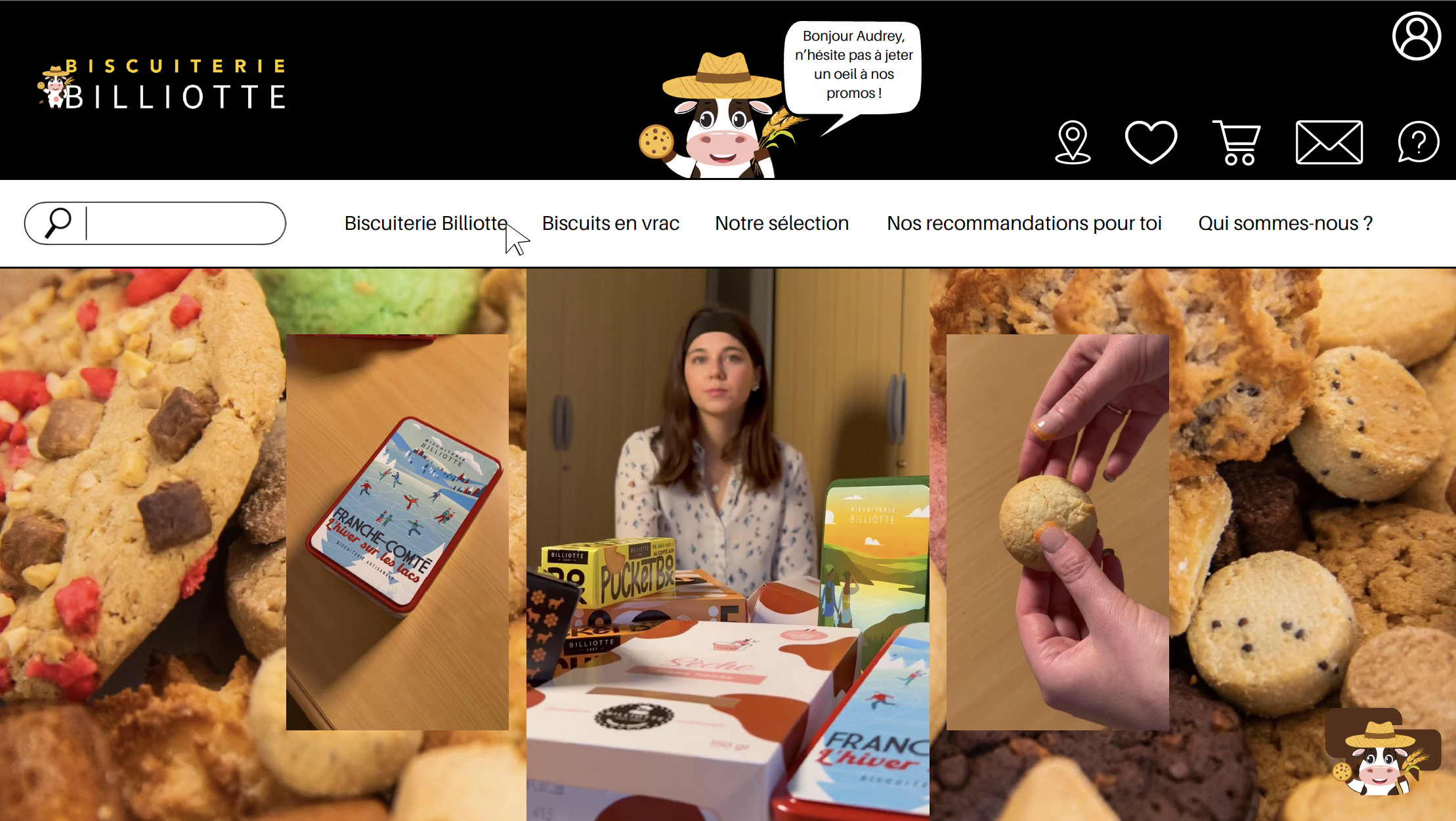 Challenge Interne – Maquette Site Internet Billotte