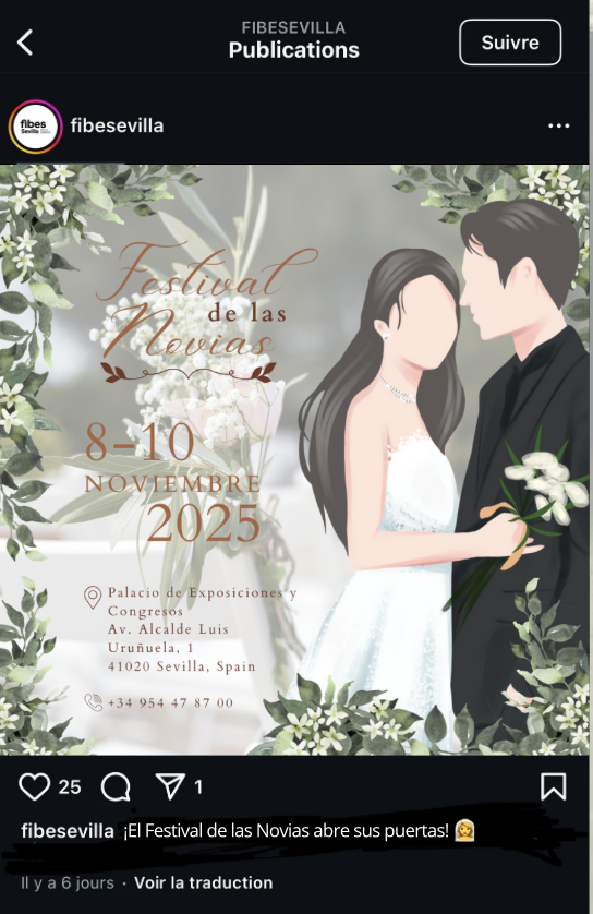 Devoir Espagnol – RS Mockup Festival de las Novias