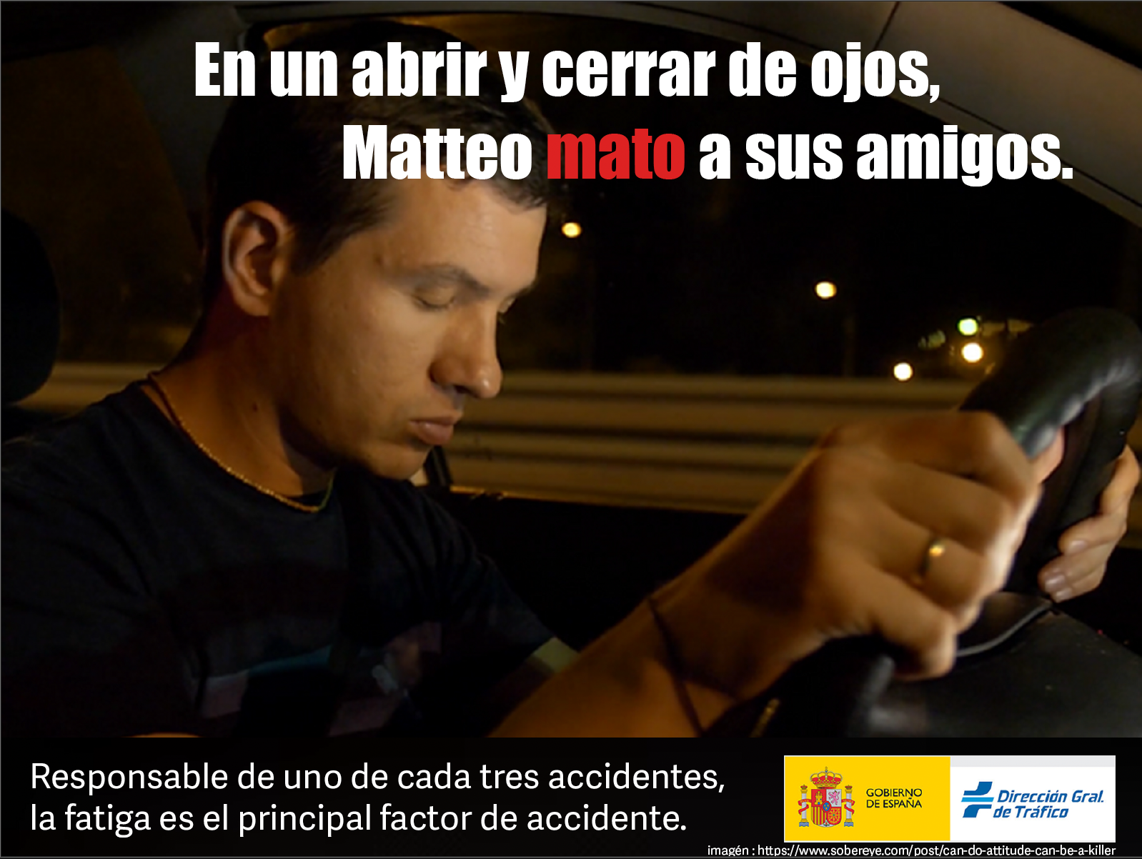 Devoir Espagnol – Affiche Sécurité Routière